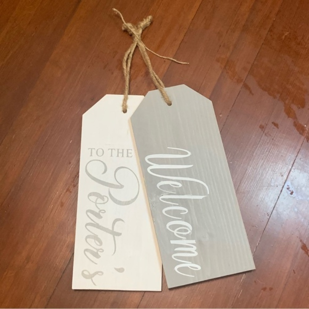Welcome To The Porter’s door sign